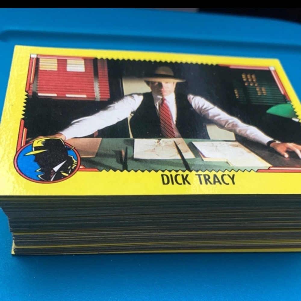 57 Vintage 1990's Dick Tracy trading  cards